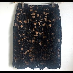 CHETTA B Lace Skirt